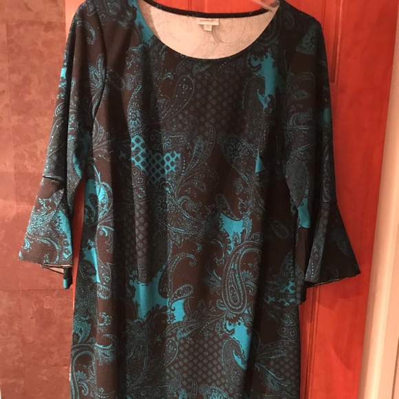 Avenue stylish Dress with bell sleeves 14/16 - Picture 4 of 5